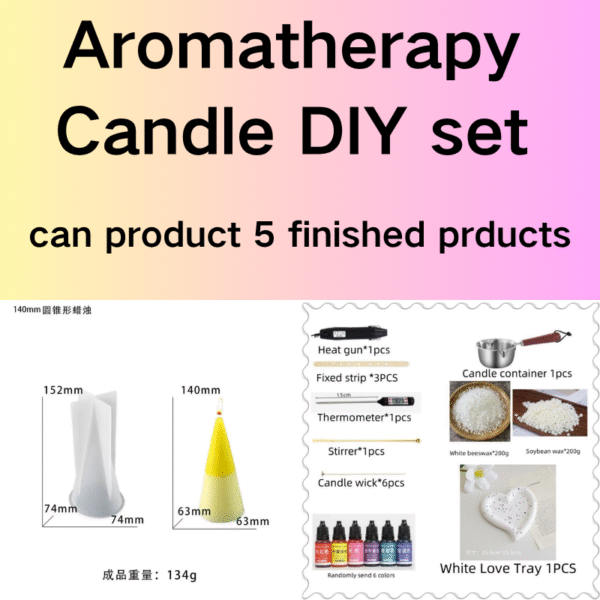 Simple DLY scented candles lasting diffuser large capacity set - Image 2