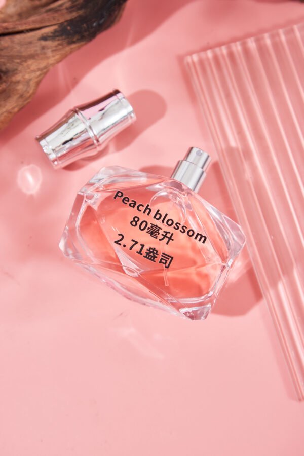 Fragrant love crystal pink diamond crystal diamond ladies light perfume 80ml girl floral fruity fragrance - Image 3