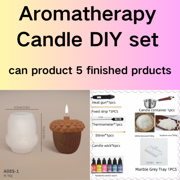 Original fragrance scented candle DIY handmade material package birthday wedding gift scented wax cup - Image 2