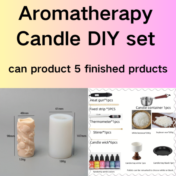 Handmade scented candle home decompression gift set large size plant soy candle DLY aromatherapy - Image 2