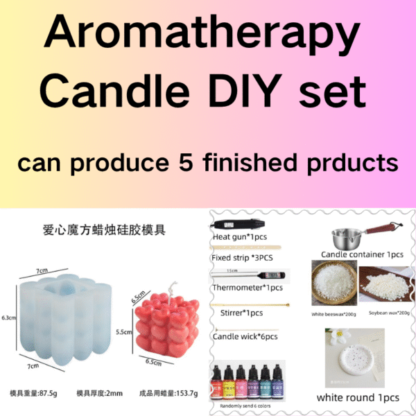 Original fragrance scented candle DIY handmade material package birthday wedding gift scented wax cup - Image 2
