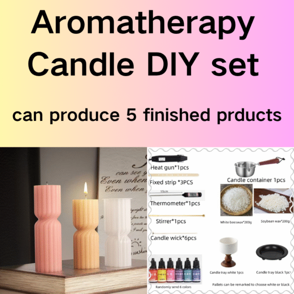 Handmade scented candle home decompression gift set large size plant soy candle DLY aromatherapy - Image 2