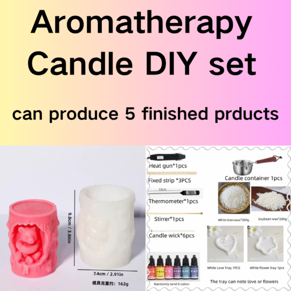 Complete Soy Candle Making Set, Dye and Gift Packaging - Image 2