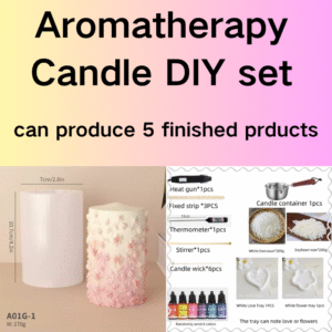 Complete Soy Candle Making Set, Dye and Gift Packaging